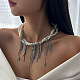 SUPER WHOLESALE |Pearl Chain Necklace