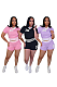SUPER WHOLESALE |  V Neck Knitted Shorts Set