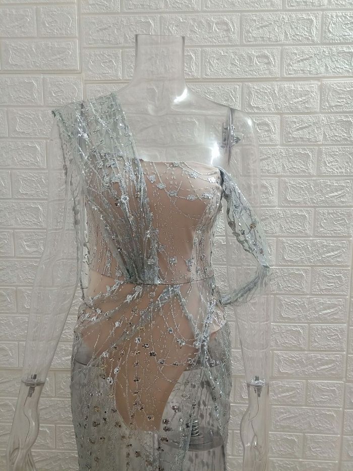 SUPER WHOLESALE |  Floor Length Sequins Dress