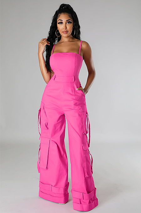 SUPER WHOLESALE |  Cargo Jumpsuit