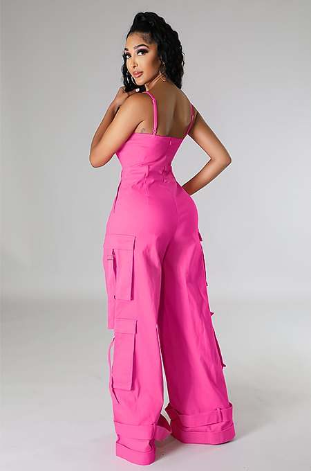 SUPER WHOLESALE |  Cargo Jumpsuit