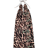 SUPER WHOLESALE |  Halter Open-back Dress