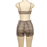 SUPER WHOLESALE |  Leopard Shorts Set
