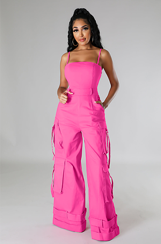 SUPER WHOLESALE |  Cargo Jumpsuit