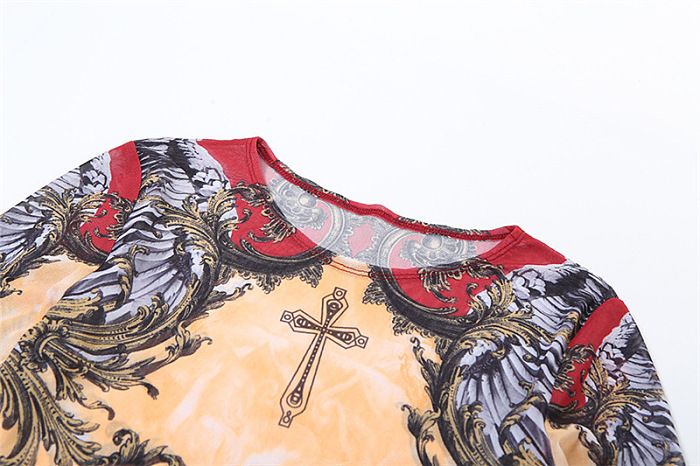 SUPER WHOLESALE | Printed Long Sleeve Dress