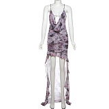 SUPER WHOLESALE | Halter Open-back Dress