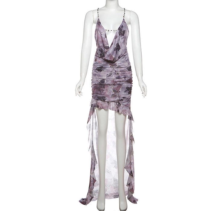 SUPER WHOLESALE | Halter Open-back Dress
