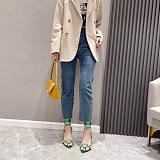 SUPER WHOLESALE | Open-toe Lace Up Heels(11cmh)