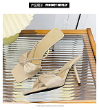 SUPER WHOLESALE | Silk Cover Open-toe Sandal