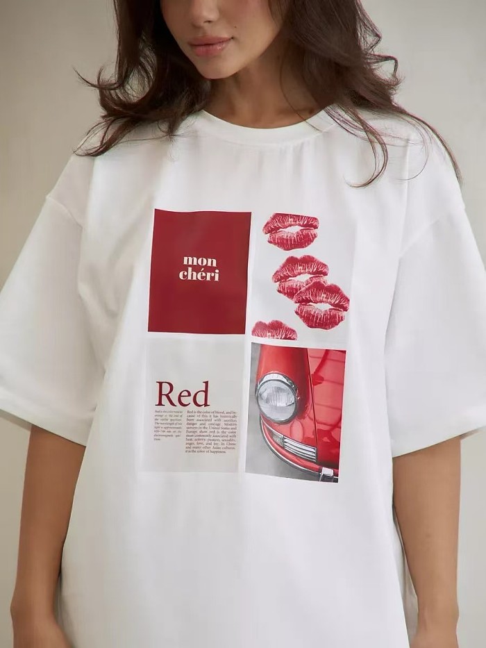 SUPER WHOLESALE |  Printed  T-shirt