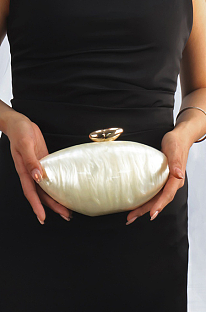 SUPER WHOLESALE |  Oval Shape Hand Bag