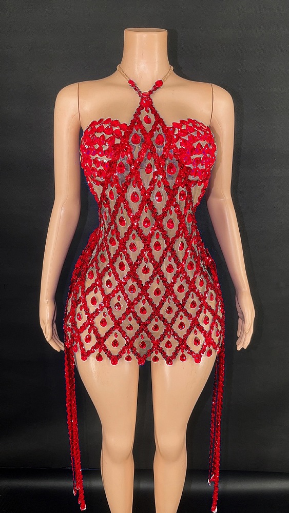 SUPER WHOLESALE | Rhinestone Dress