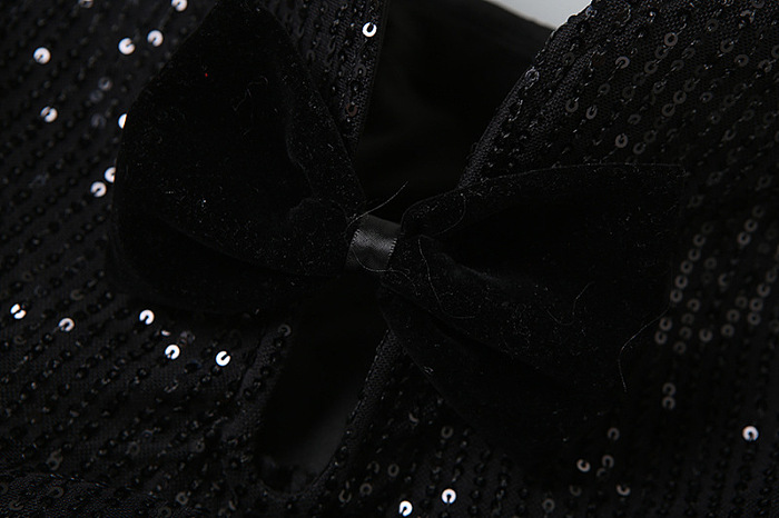 SUPER WHOLESALE | Sequins Patchwork Strapless Dress(Pre order)