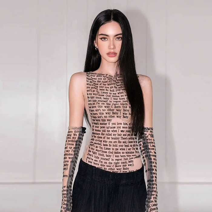 SUPER WHOLESALE | Printed Off-shoulder Dress Top