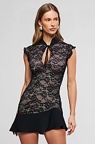 SUPER WHOLESALE | Patchwork Lace Dress