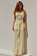 SUPER WHOLESALE | Halter Lace Long Dress(Pre order)