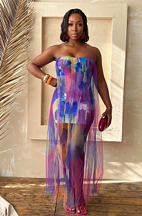 SUPER WHOLESALE |  Strapless Lace Dress