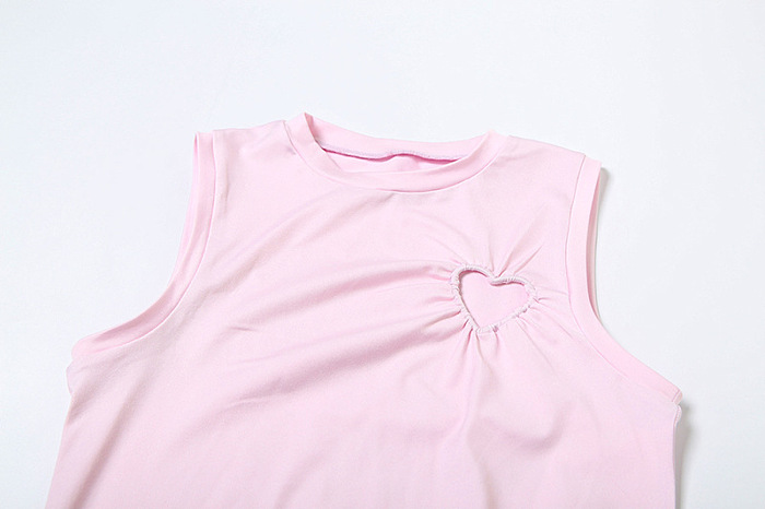 SUPER WHOLESALE |  Heart Cut-out 2Piece Set