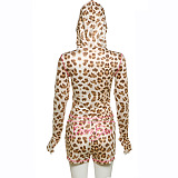 SUPER WHOLESALE |  Leopard Hoodie Set