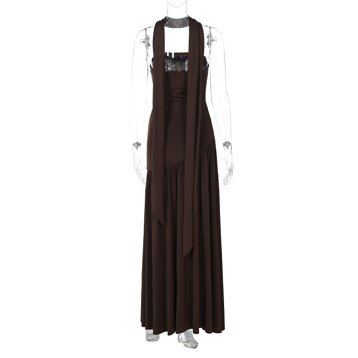 SUPER WHOLESALE | Split Strapless Dress