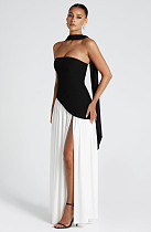 SUPER WHOLESALE | Split Strapless Dress