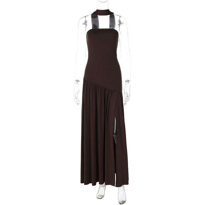 SUPER WHOLESALE | Split Strapless Dress