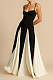 SUPER WHOLESALE | Spaghetti Dress in Two Tones