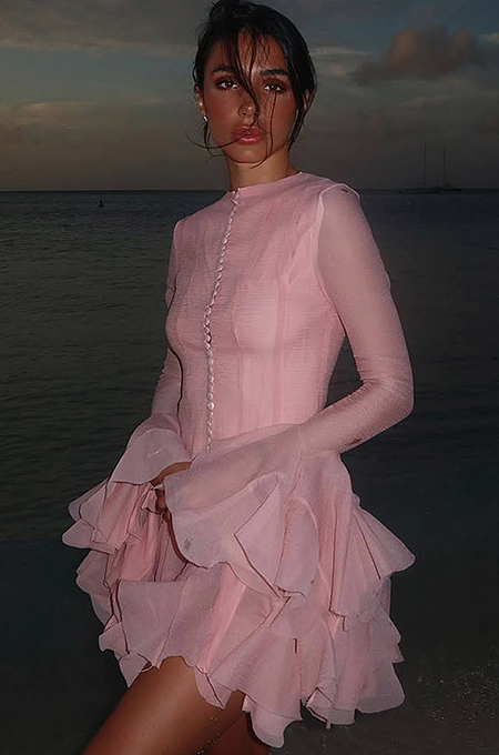 SUPER WHOLESALE | Flare Cuffs Pleated Dress