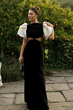 SUPER WHOLESALE |  Lantern Short Sleeves Dress