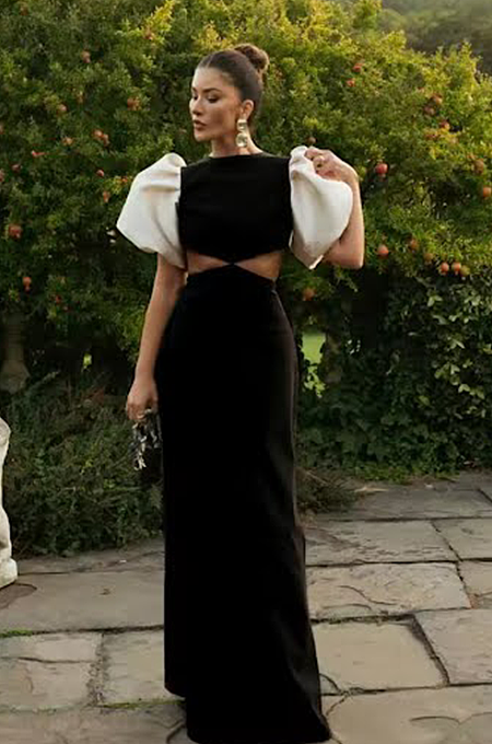 SUPER WHOLESALE |  Lantern Short Sleeves Dress