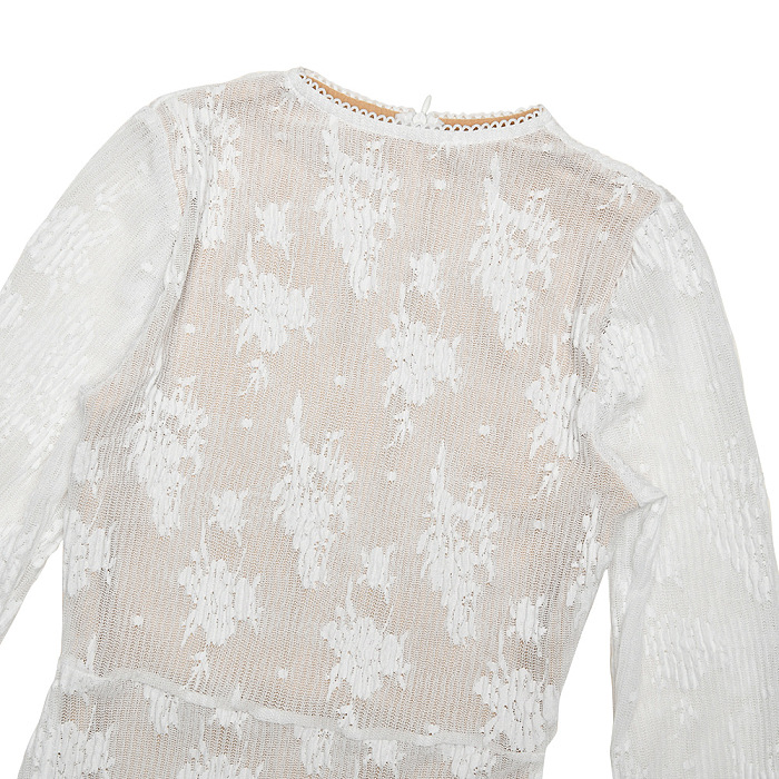 SUPER WHOLESALE |  Lace Long Sleeves Dress