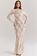 SUPER WHOLESALE |  Lace Long Sleeves Dress