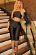 SUPER WHOLESALE | Off-Shoulder Wrap Top, Fitted Bodycon Skirt, and Five-Point Shorts Set