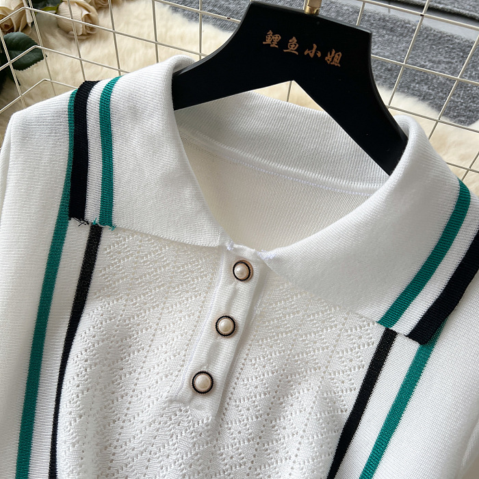 SUPER WHOLESALE |  Striped Shirt Dress