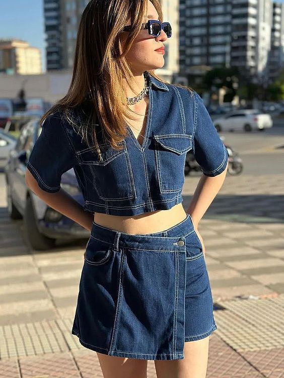 SUPER WHOLESALE | Denim Jacket Set