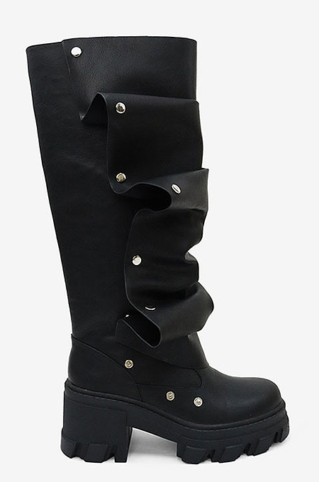 SUPER WHOLESALE | Platform Boots in Black