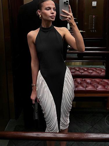 SUPER WHOLESALE | Off-shoulder Silm-fit Dress