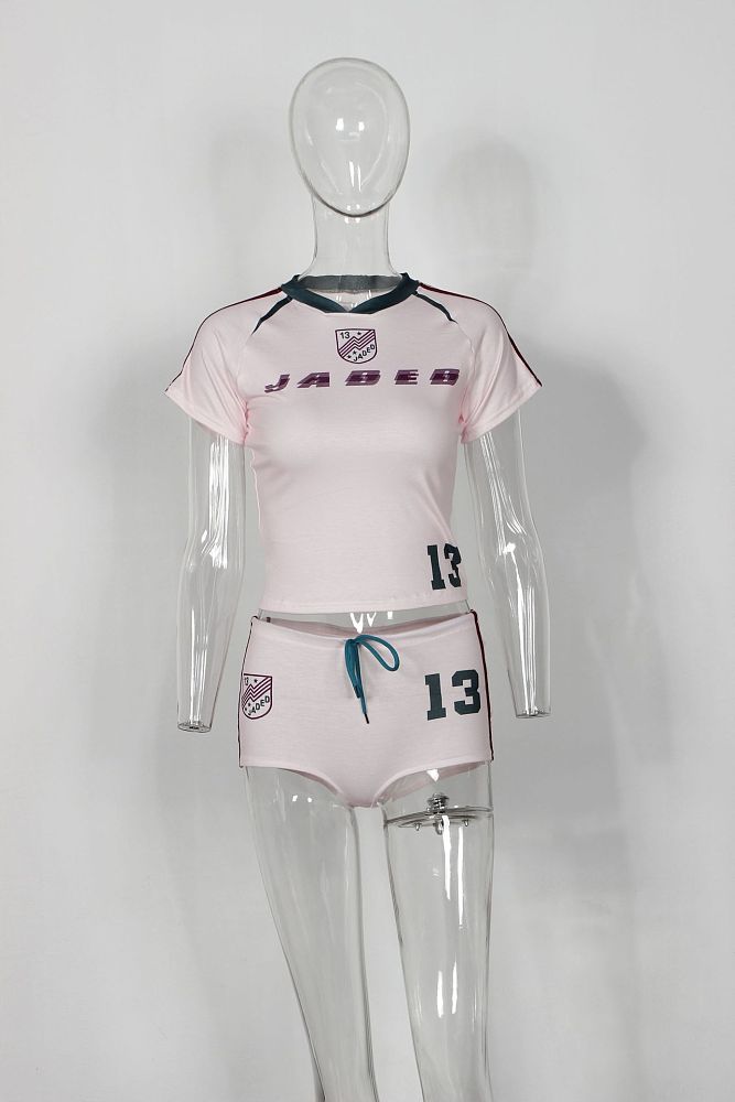 SUPER WHOLESALE | Football Baby Tee Set