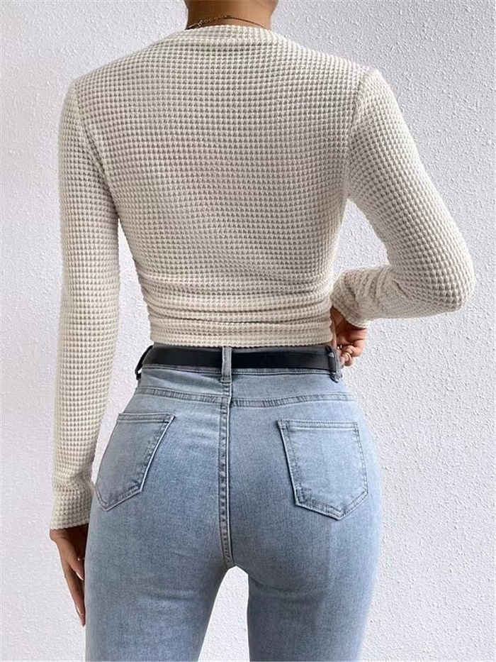SUPER WHOLESALE | Plaid Sweater Top