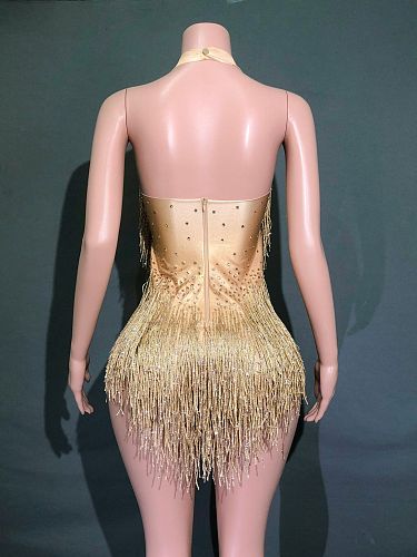 SUPER WHOLESALE | Sequins Fringes Jumpsuit