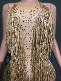 SUPER WHOLESALE | Sequins Fringes Jumpsuit