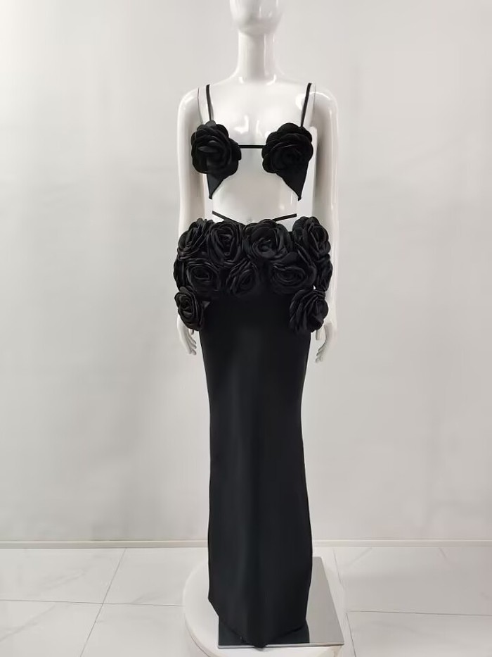 SUPER WHOLESALE | Rose Skirt Set
