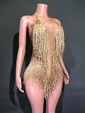 SUPER WHOLESALE | Sequins Fringes Jumpsuit