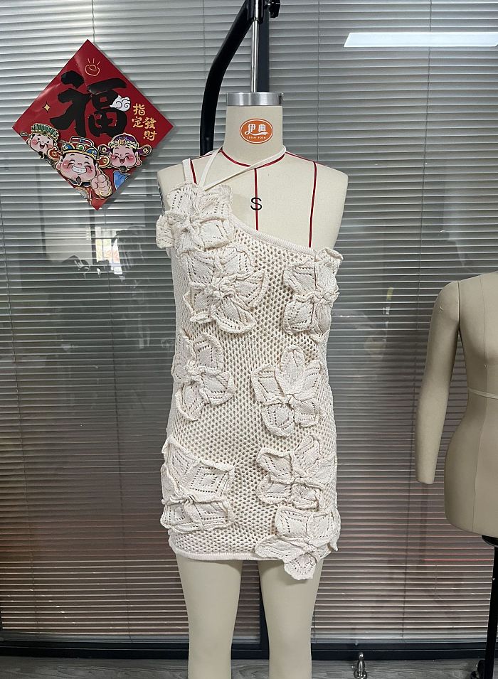 SUPER WHOLESALE | Halter Knitted Dress