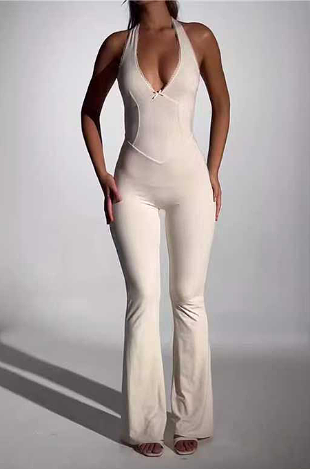 SUPER WHOLESALE | Halter Jumpsuit