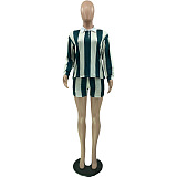 SUPER WHOLESALE | Striped SHirt Set