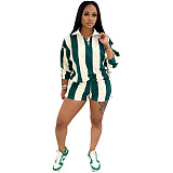 SUPER WHOLESALE | Striped SHirt Set