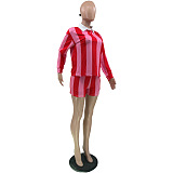 SUPER WHOLESALE | Striped SHirt Set