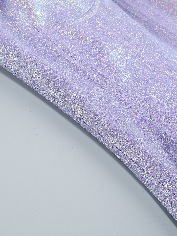 SUPER WHOLESALE | Strapless Flower Mini Dress In Purple