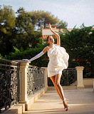 SUPER WHOLESALE | Big Flower One Shoulder Dress